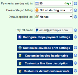 Customize your billing options